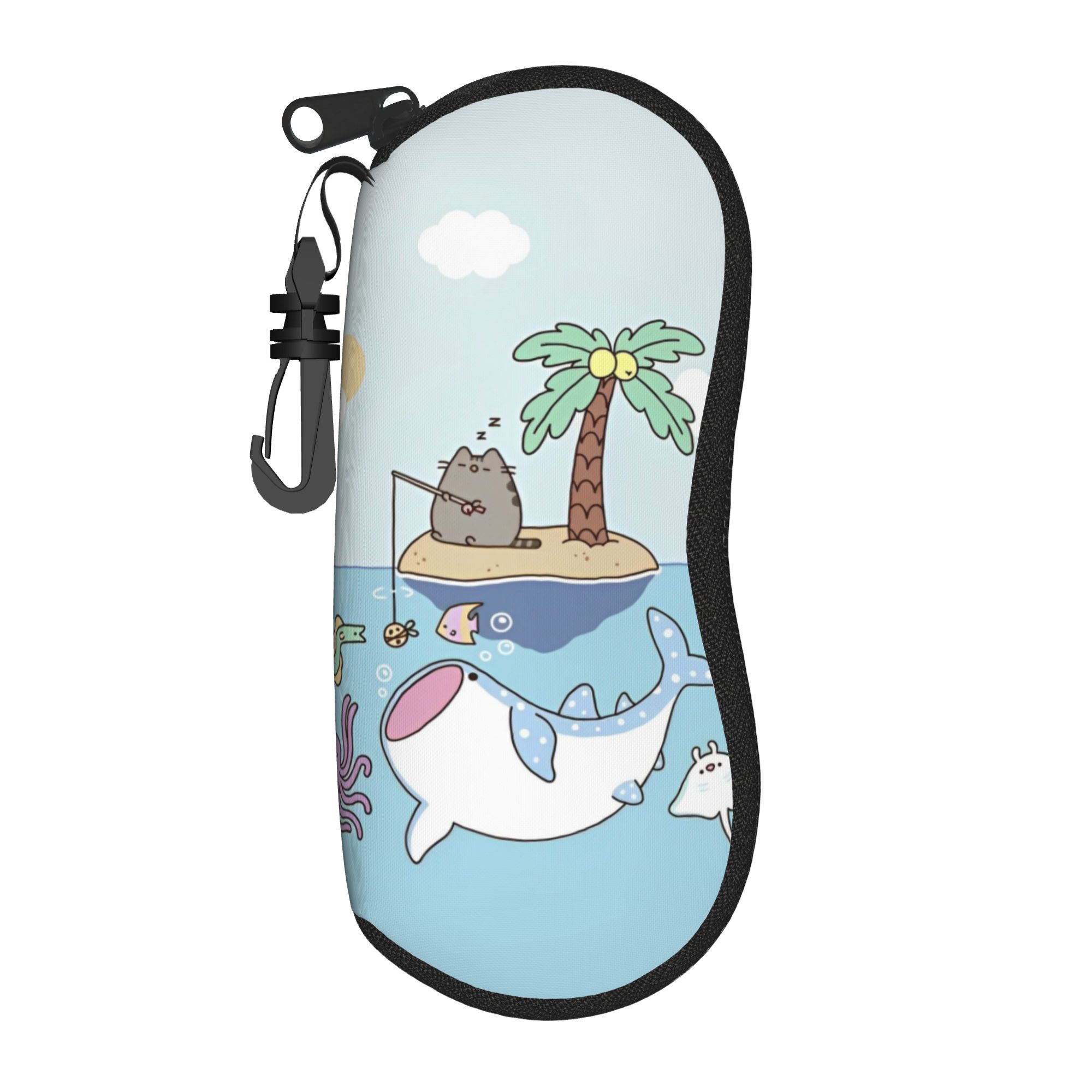 Fishing Bag Waterproof - Забавный чехол для очков P-Pusheencats с