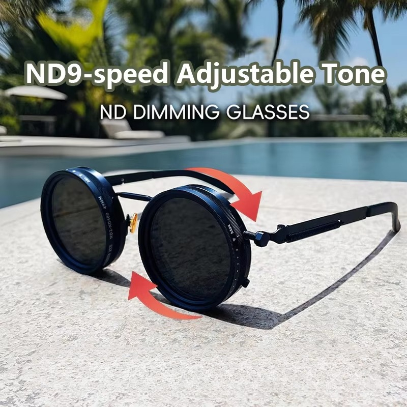 Fishing Sunglasses Polarized - Поляризованные круглые солнцезащитные очки ND9, солнцезащитные