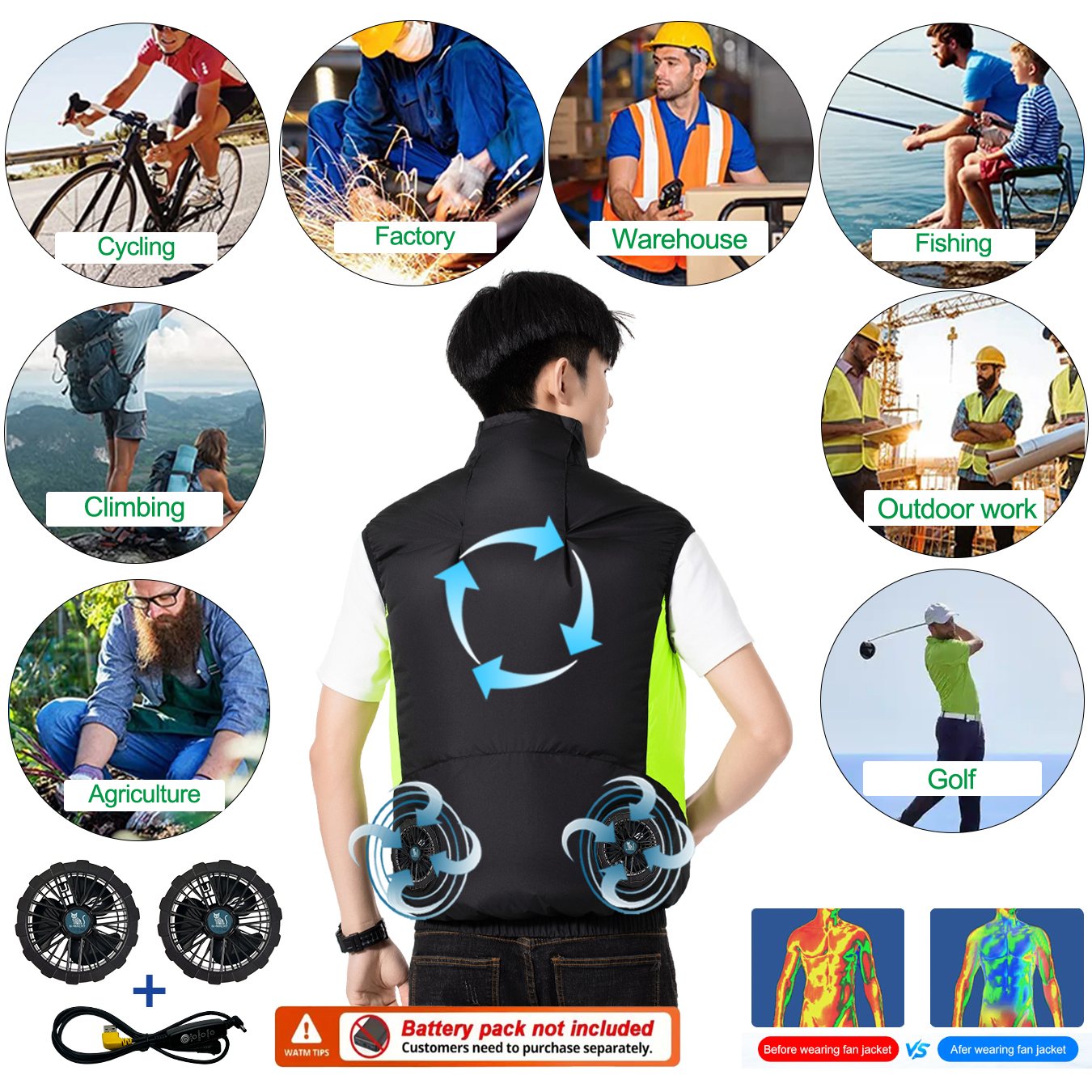 Летняя дышащая охлаждающая жил – обзор и цена Fishing Vest