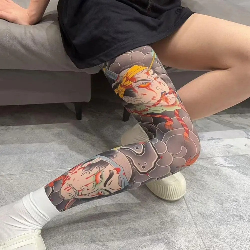 Эластичные колготки с принтом  – обзор и цена Fishing Socks