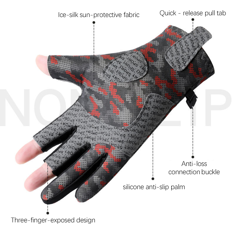 Рыболовные перчатки, противоуд – обзор и цена Fishing Gloves