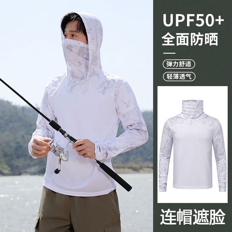 Мужская рыболовная рубашка с к – обзор и цена Fishing Mask Sun Protection