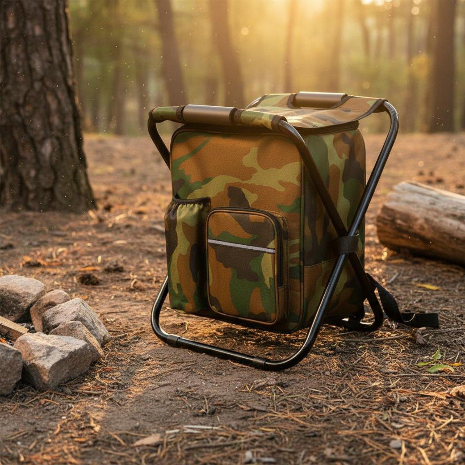 Рюкзак-холодильник со складным – обзор и цена Fishing Backpack