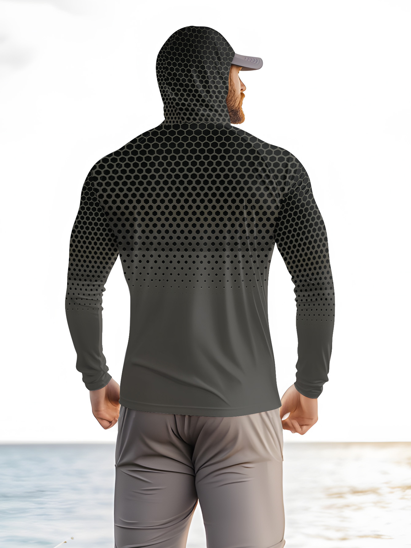 Мужская рубашка с капюшоном дл – обзор и цена Fishing Shirt Uv Protection
